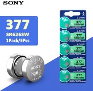 5 Uhrenbatterien Sony 377 SR626SW