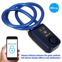 Kabelschloss Bluetooth mit App und Alarm