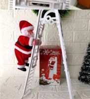 Weihnachtsmann kletternd